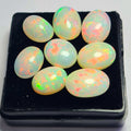 8 pcs of Natural Opal Oval Shape | 25.1Cts | 12mm to 14mm size