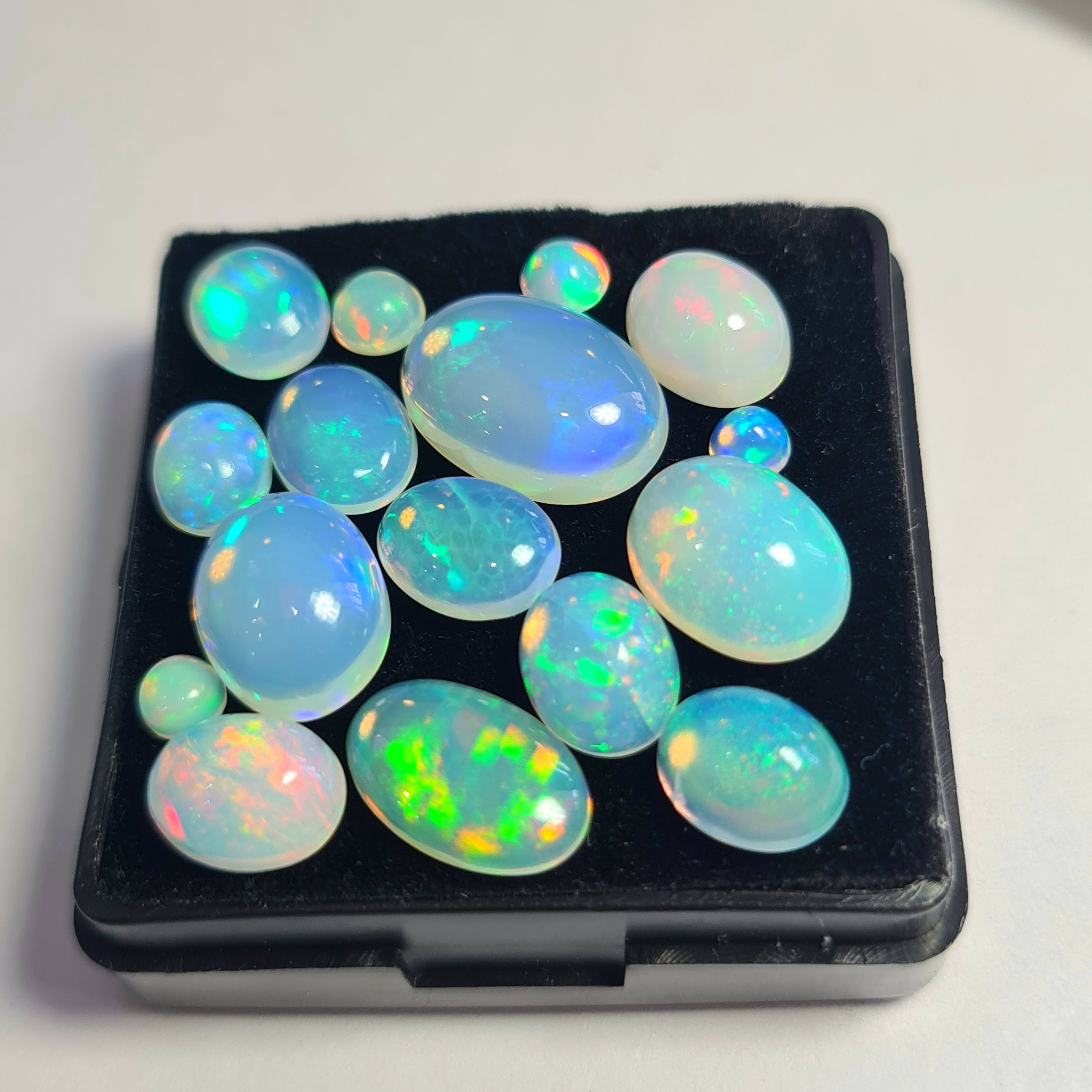 16 pcs of Natural Opal Mix Shape | 19.3Cts | 4mm to 14mm size