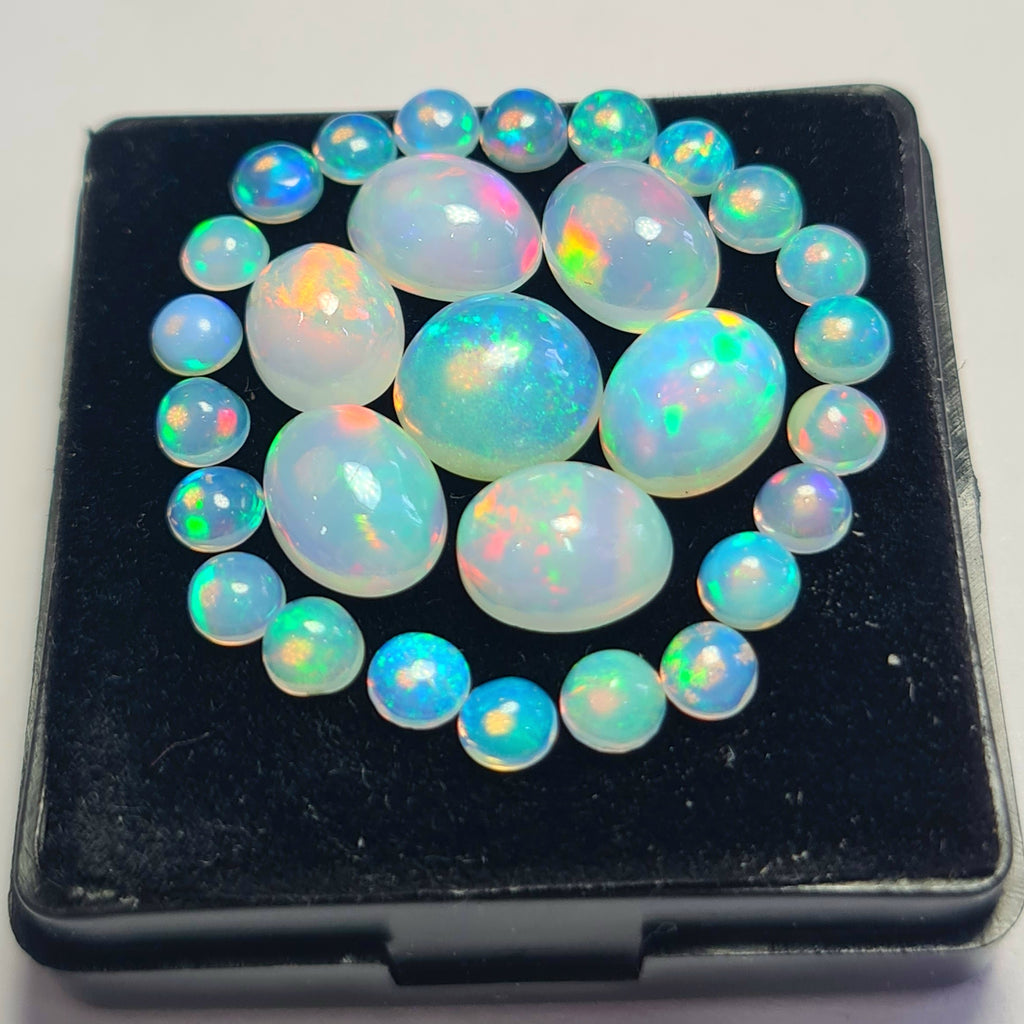 29 pcs of Natural Opal Mix Shape | 12.9Cts | 4mm to 9mm size