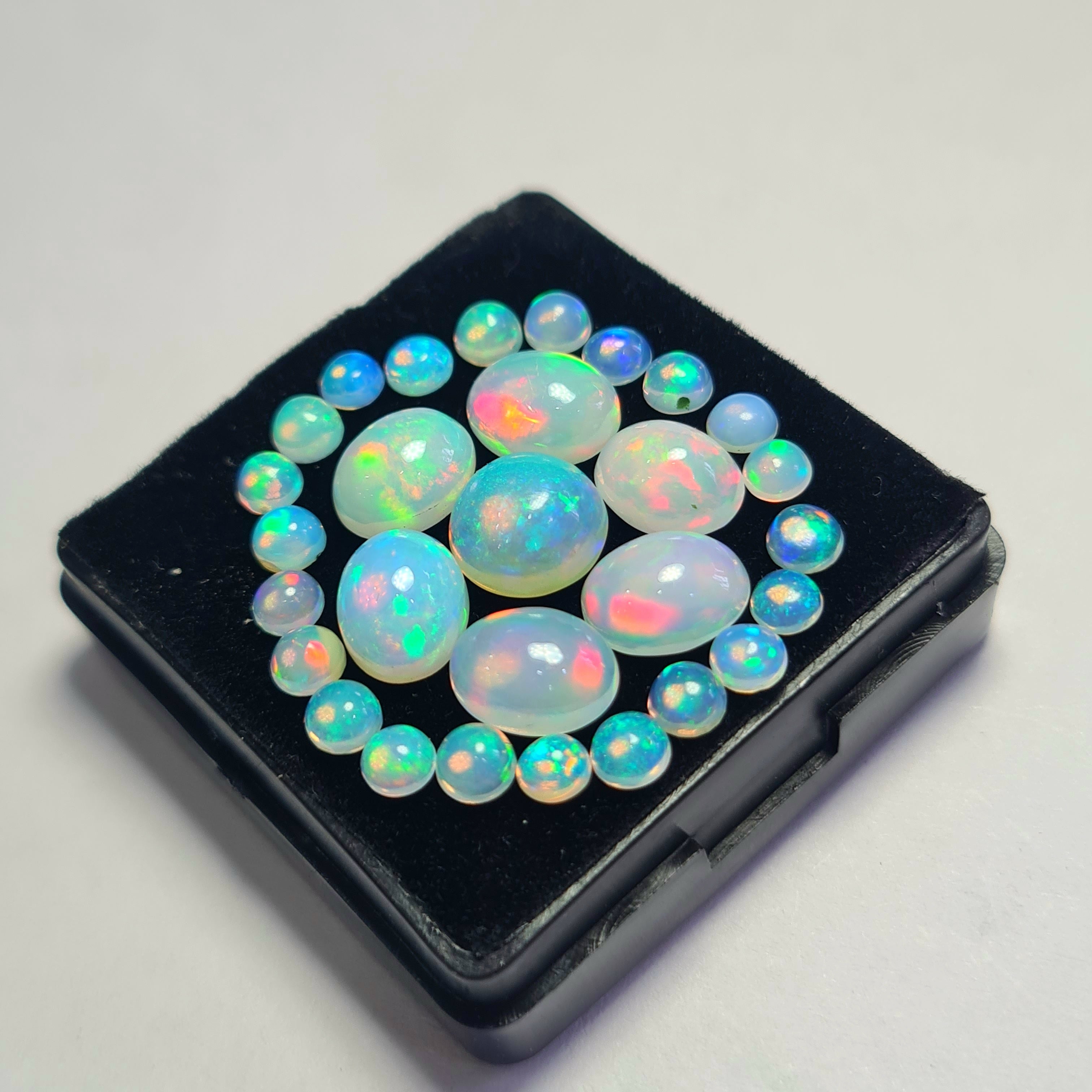 29 pcs of Natural Opal Mix Shape | 12.9Cts | 4mm to 9mm size