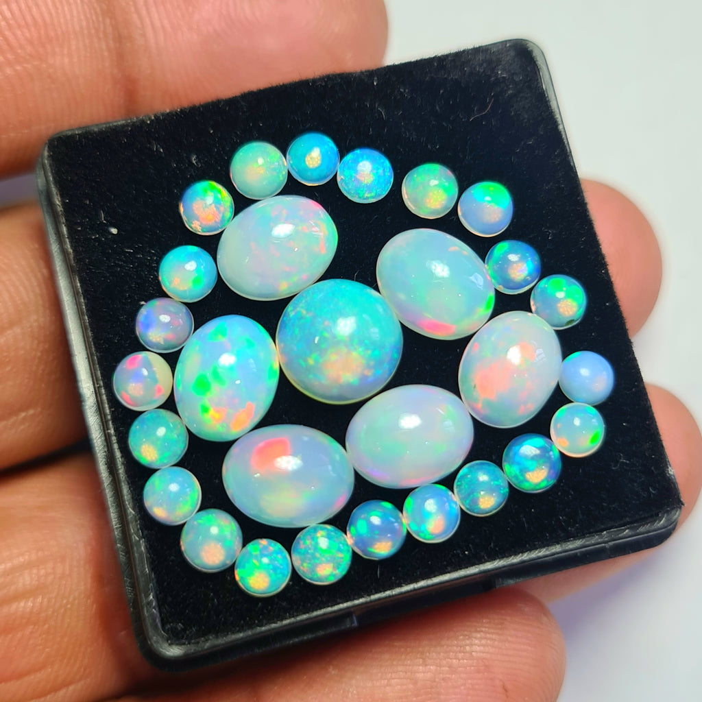 29 pcs of Natural Opal Mix Shape | 12.9Cts | 4mm to 9mm size