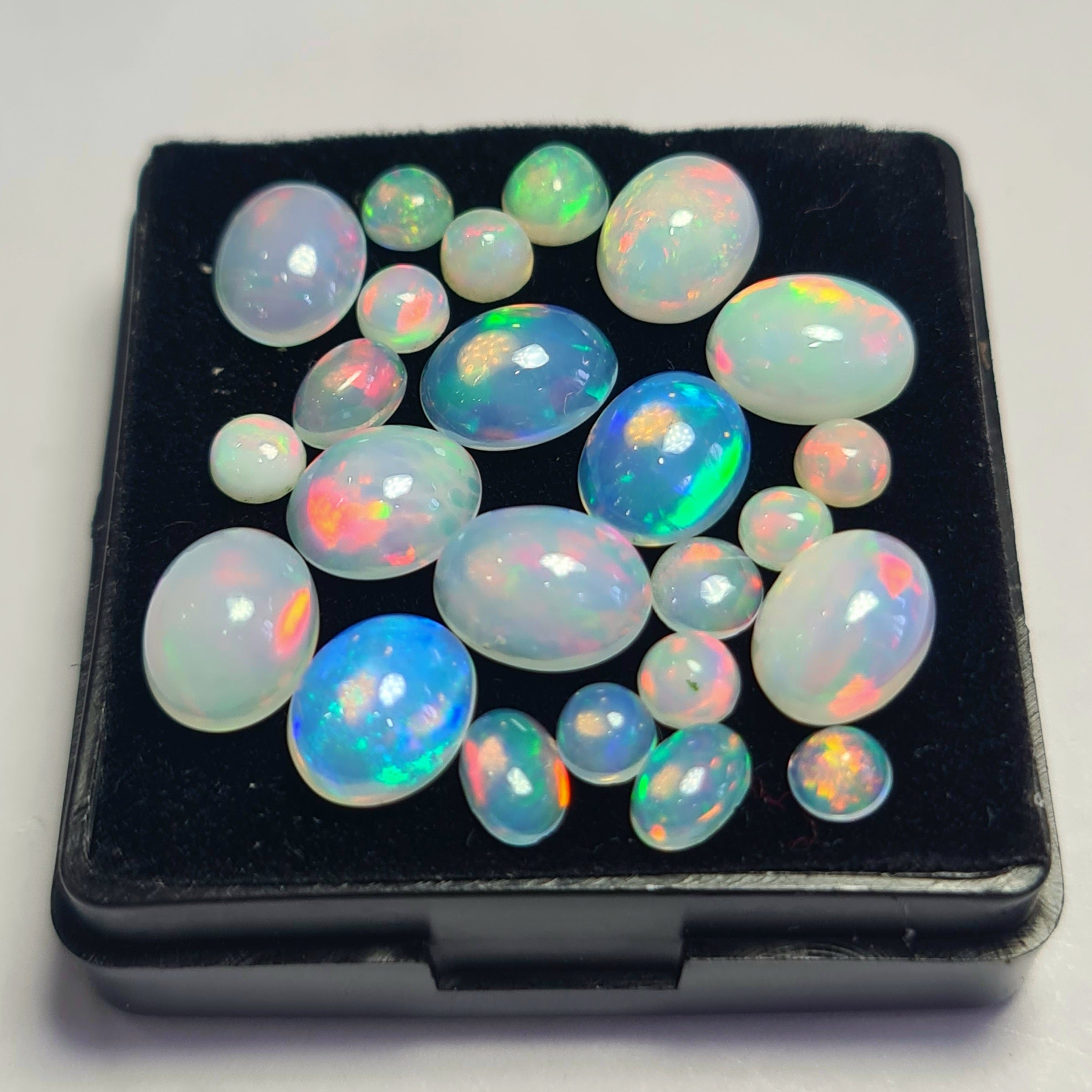 24 pcs of Natural Opal Mix Shape | 13.5Cts | 4mm to 9mm size