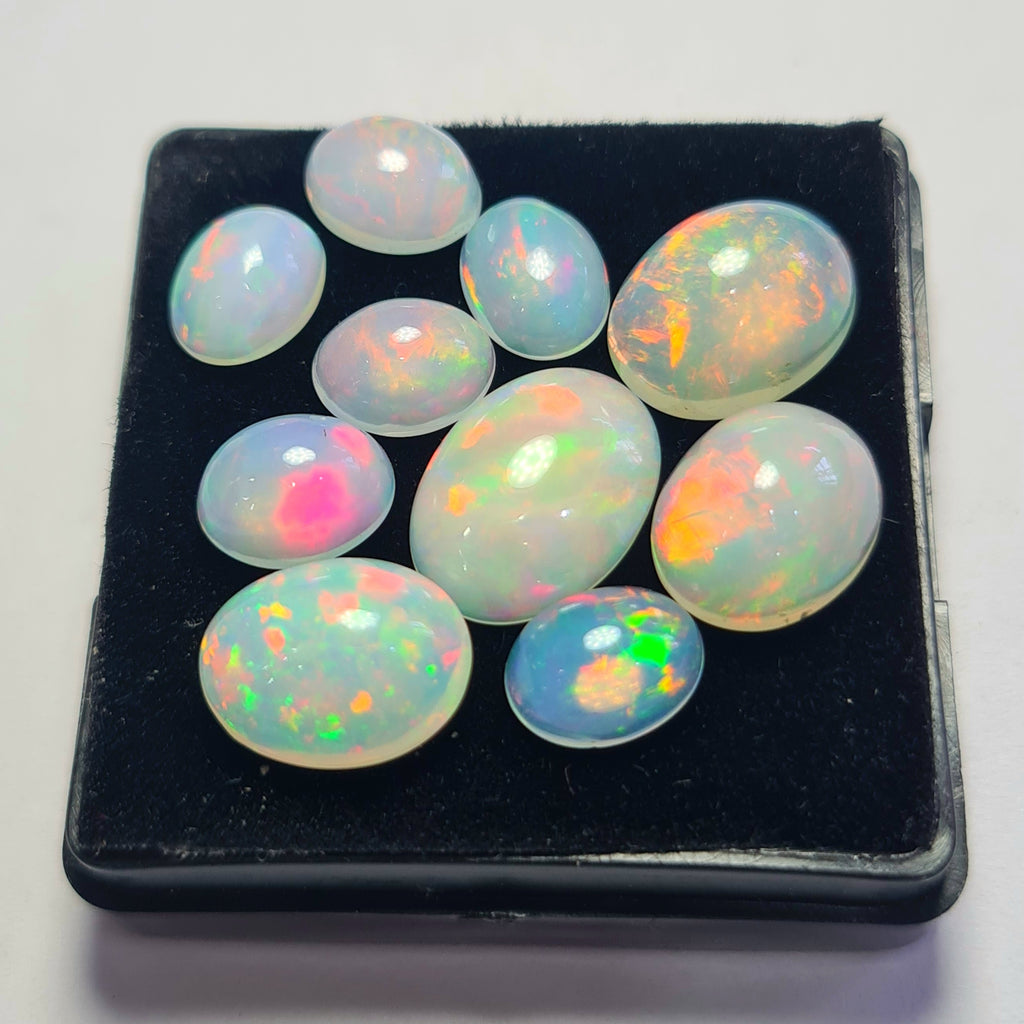 10 pcs of Natural Opal  Shape | 18.1Cts | 9mm to 14mm size