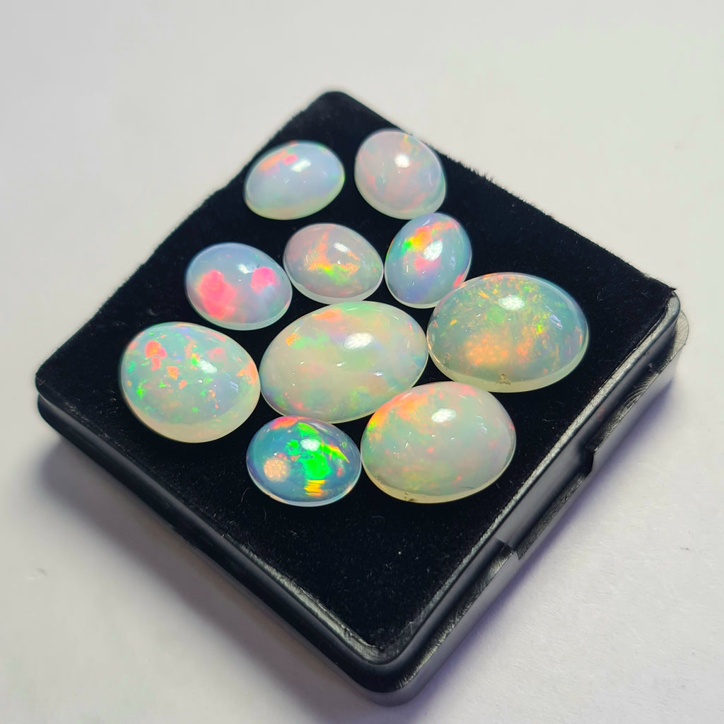 10 pcs of Natural Opal  Shape | 18.1Cts | 9mm to 14mm size