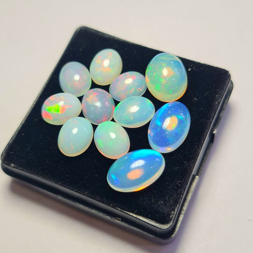 11 pcs of Natural Opal Oval  Shape | 15.8Cts | 9mm to 12mm size