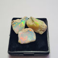 3 Pcs Natural Ethiopian  Opal Rough | Size: 18-21mm