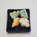 4 Pcs Natural Ethiopian  Opal Rough | Size: 16-19mm