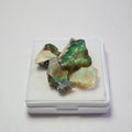 4 Pcs Natural Black Opal Rough | Size: 14-18mm