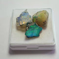 3 Pcs Natural Black Opal Rough | Size: 14-19mm