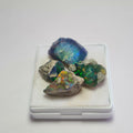 4 Pcs Natural Black Opal Rough | Size: 13-20mm