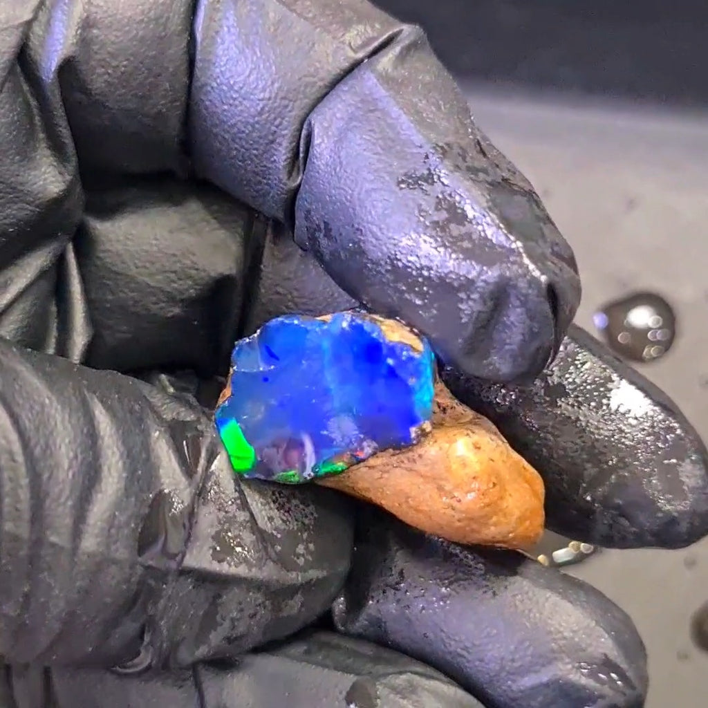 55 Carats | Ethiopian Water Opal Specimen grade | Brilliant play of colour| 32x25mm
