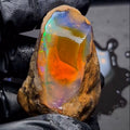 266 Carats | Ethiopian Jumbo Water Opal Specimen grade | Brilliant play of colour| 59x37mm