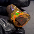 100Carats | Ethiopian Water Opal Specimen grade | Brilliant play of colour| 39x27mm