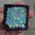 34 Pcs Natural Ethiopian Opal Faceted | Oval | 7x5mm| With Box
