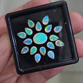 17 Pcs Natural Ethiopian Opal Faceted | Pear & Oval | 6-9mm| With Box