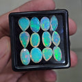 12 Pcs Natural Ethiopian Opal Faceted | Mix | 10-12mm| With Box