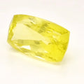 Natural Lemon Quartz Faceted  | Rectangle  | Size: 25x14mm