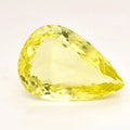 Natural Lemon Quartz Faceted  | Pear  | Size: 24x16mm