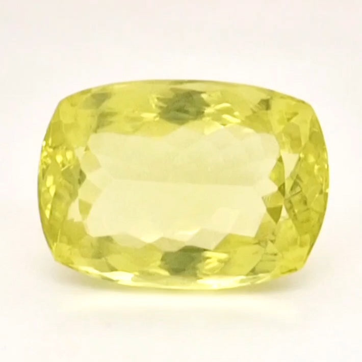 Natural Lemon Quartz Faceted  | Rectangle  | Size: 24x17mm