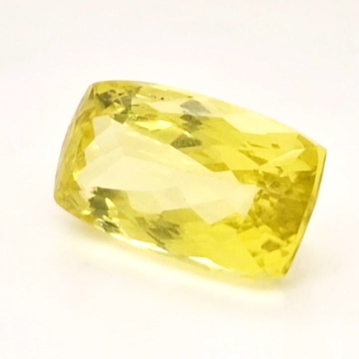 Natural Lemon Quartz Faceted  | Rectangle  | Size: 24x14mm