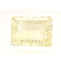 Natural Lemon Quartz Carved  | Rectangle  | Size: 30x21mm