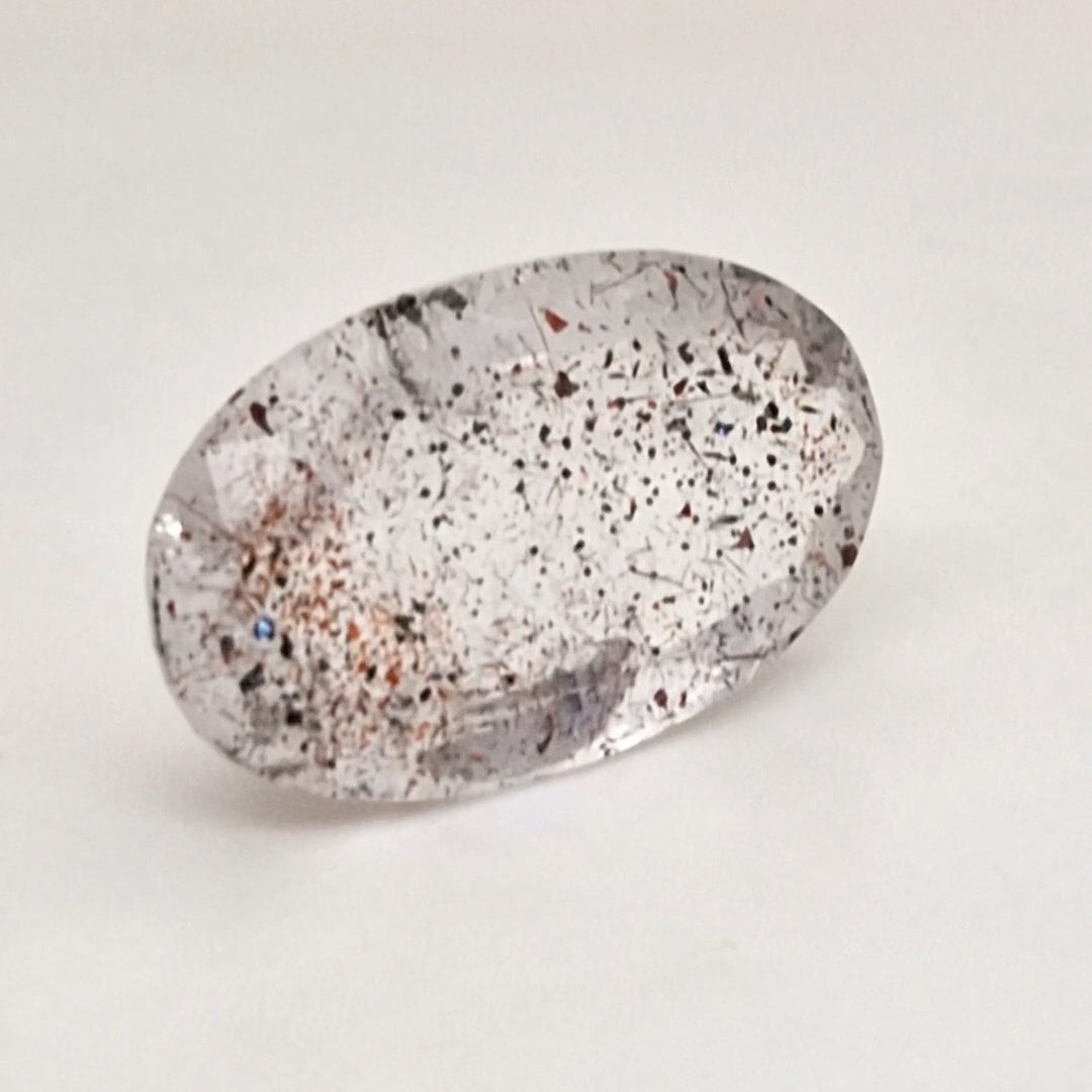 Natural Super Seven Quartz  | Oval  | Size: 24x14mm