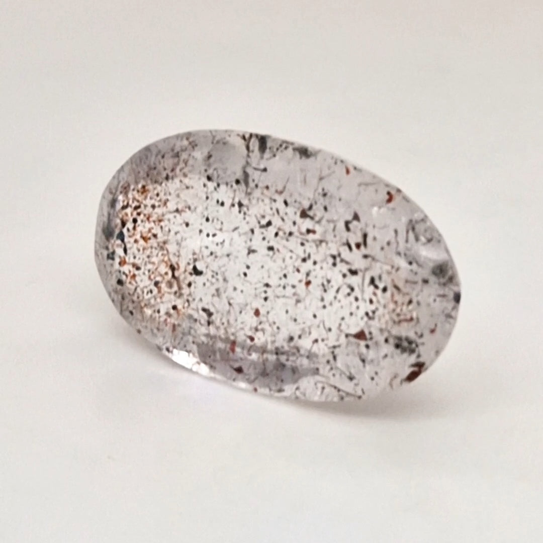 Natural Super Seven Quartz  | Oval  | Size: 24x14mm