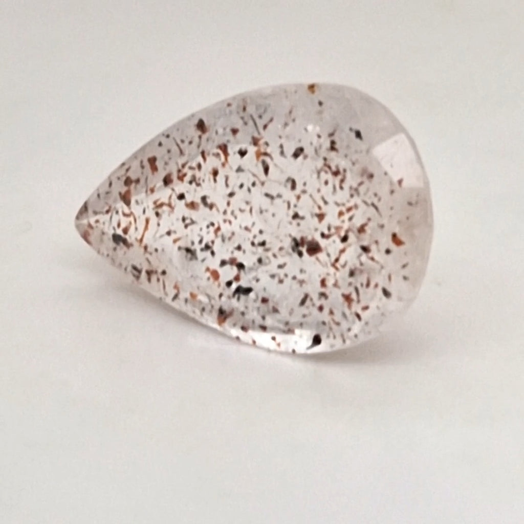 Natural Super Seven Quartz  | Pear  | Size: 22x14mm