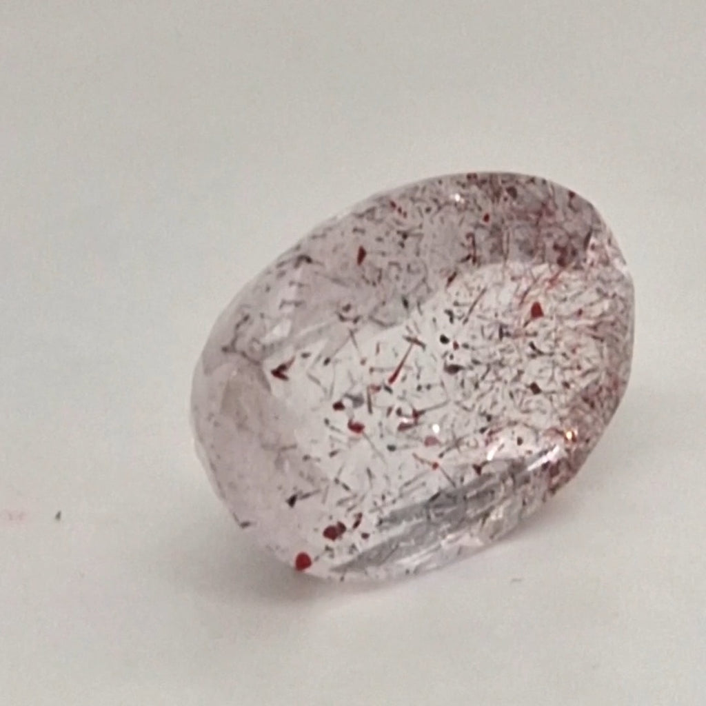 Natural Super Seven Quartz  | Oval  | Size: 19x14mm