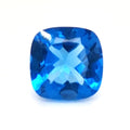Natural Swiss Blue Topaz Faceted | Square  | Size: 13mm