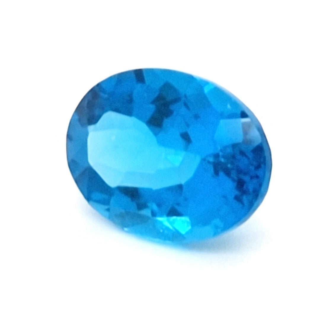 Natural Swiss Blue Topaz Faceted | Oval  | Size: 15x11mm