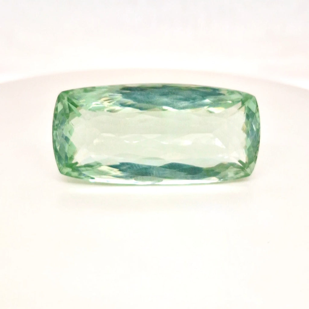 Natural  Prasiolite  Faceted | Rectangle  | Size: 45x22mm
