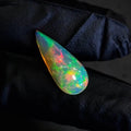 6.9Cts Natural Ethiopian Opal Cabochon | Pear | 24x10mm | Untreated