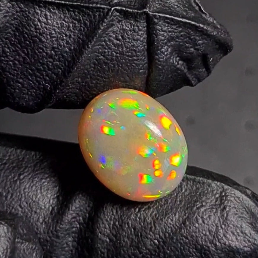 8Cts Natural Ethiopian Opal Cabochon | Oval | 16x13mm | Untreated