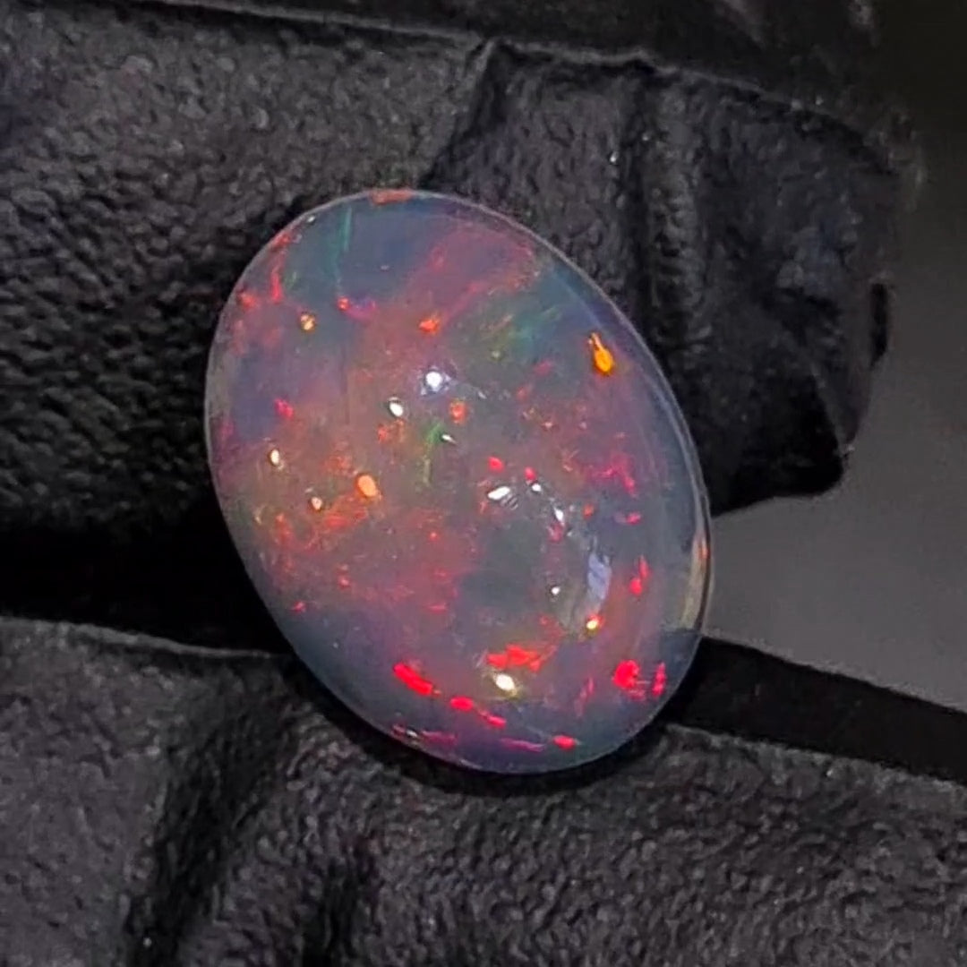 8.1Cts Natural Ethiopian Opal Cabochon | Oval | 16x12mm | Untreated