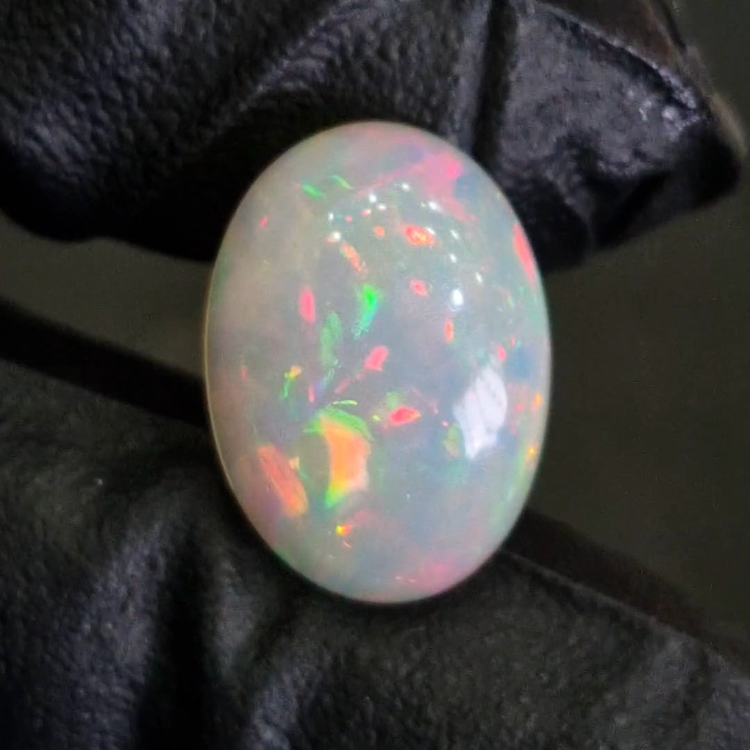 7Cts Natural Ethiopian Opal Cabochon | Oval | 19x13mm | Untreated