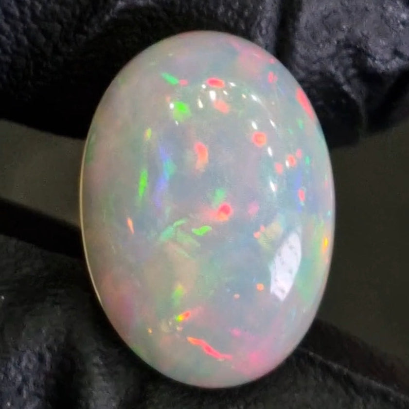 7Cts Natural Ethiopian Opal Cabochon | Oval | 19x13mm | Untreated