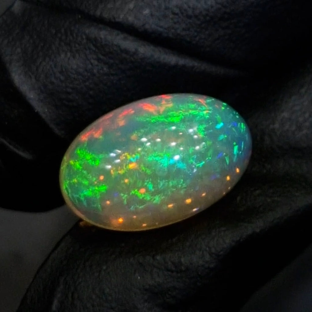 10.9Cts Natural Ethiopian Opal Cabochon | Oval | 19x12mm | Untreated