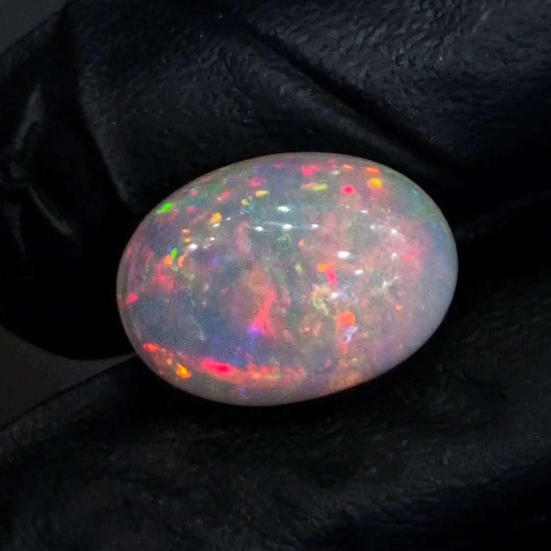 10.8Cts Natural Ethiopian Opal Cabochon | Oval | 19x14mm | Untreated