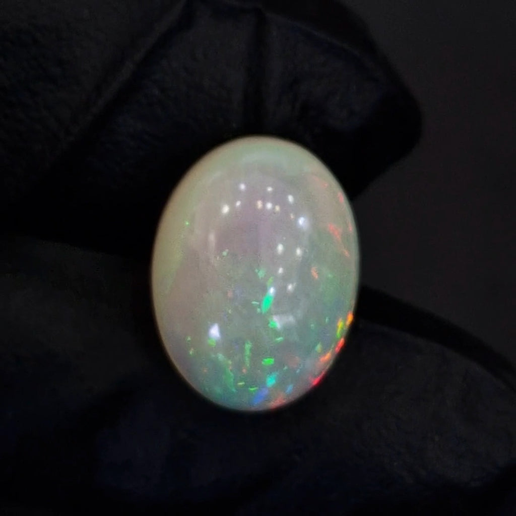 8.3Cts Natural Ethiopian Opal Cabochon | Oval | 17x13mm | Untreated