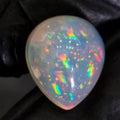 10.1Cts Natural Ethiopian Opal Cabochon | Pear | 16x13mm | Untreated