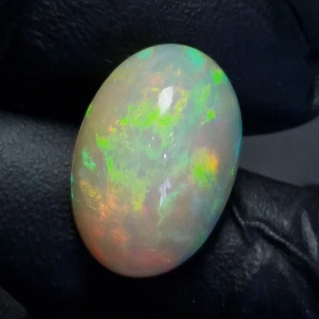 11Cts Natural Ethiopian Opal Cabochon | Oval | 19x13mm | Untreated
