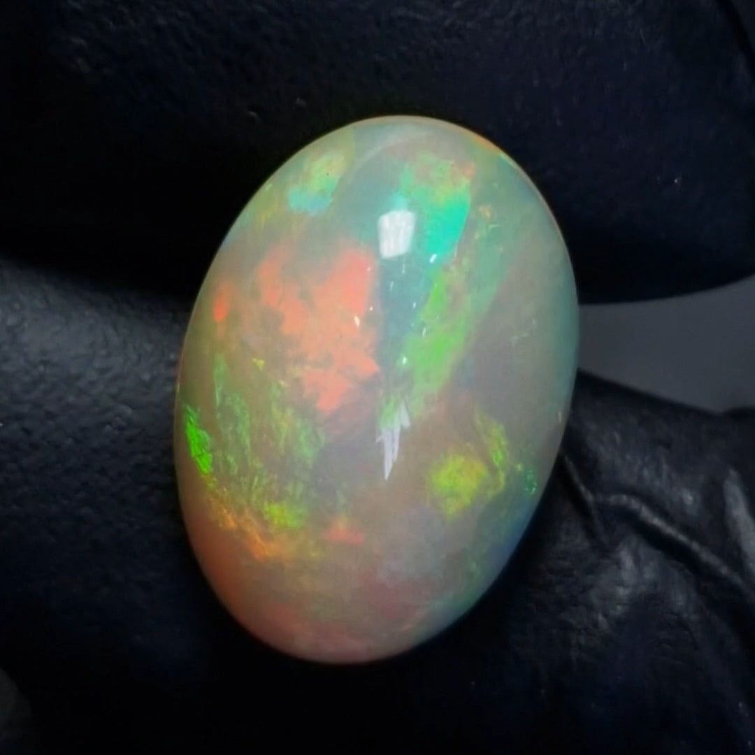 11Cts Natural Ethiopian Opal Cabochon | Oval | 19x13mm | Untreated