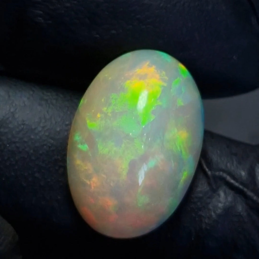 11Cts Natural Ethiopian Opal Cabochon | Oval | 19x13mm | Untreated
