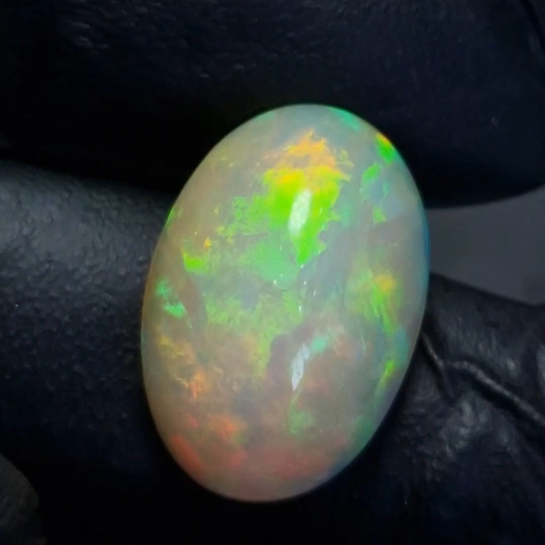 11Cts Natural Ethiopian Opal Cabochon | Oval | 19x13mm | Untreated