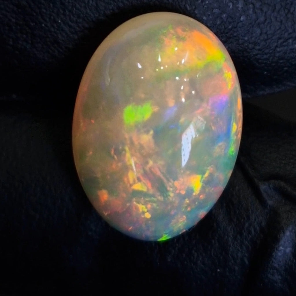 8.8Cts Natural Ethiopian Opal Cabochon | Oval | 19x13mm | Untreated