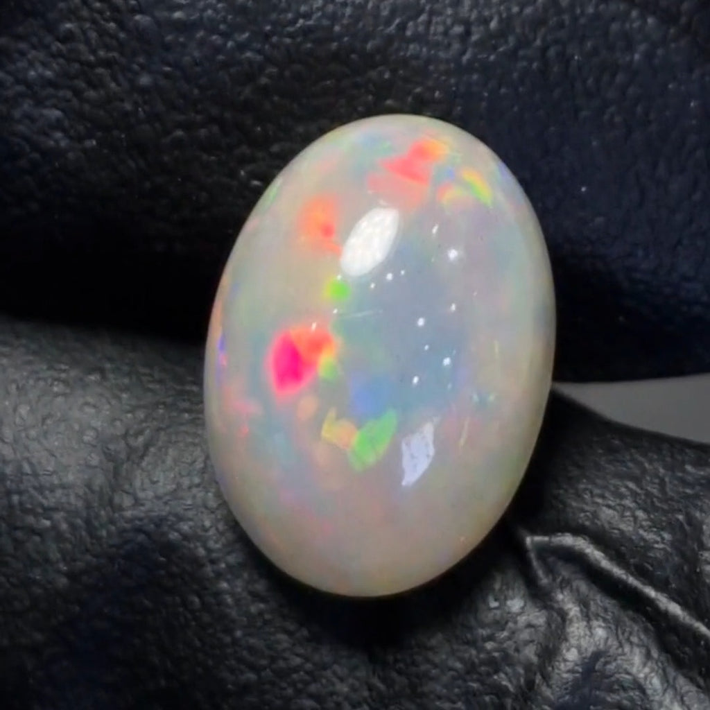 7.3Cts Natural Ethiopian Opal Cabochon | Oval | 15x11mm | Untreated