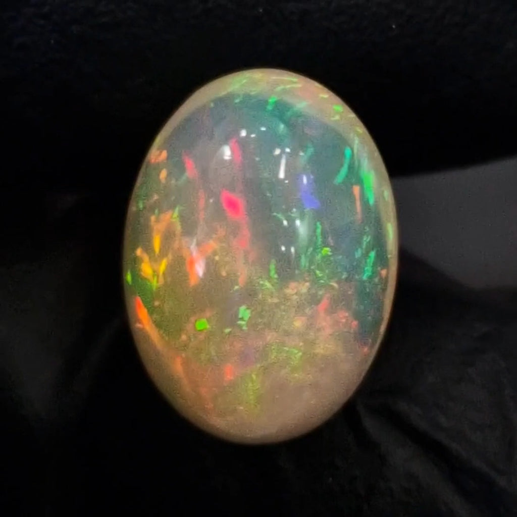 6.9Cts Natural Ethiopian Opal Cabochon | Oval | 16x12mm | Untreated