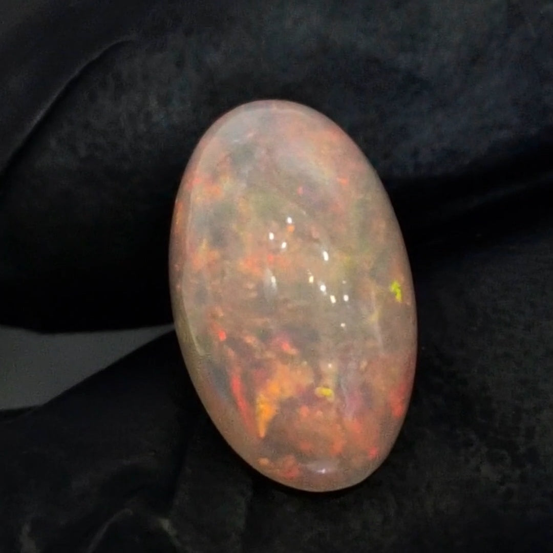 9Cts Natural Ethiopian Opal Cabochon | Oval | 18x10mm | Untreated