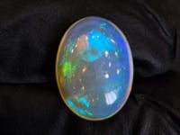 9.1Cts Natural Ethiopian Opal Cabochon | Oval | 19x14mm | Untreated